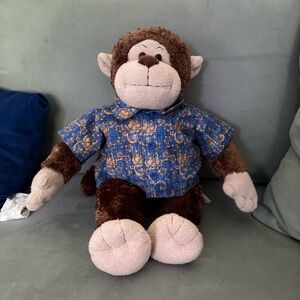 Build A Bear Smiley Monkey 19” Soft Toy Plush Retired BABW brown stuffed animal